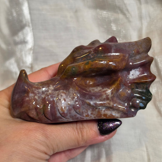 Ocean jasper dragonhead