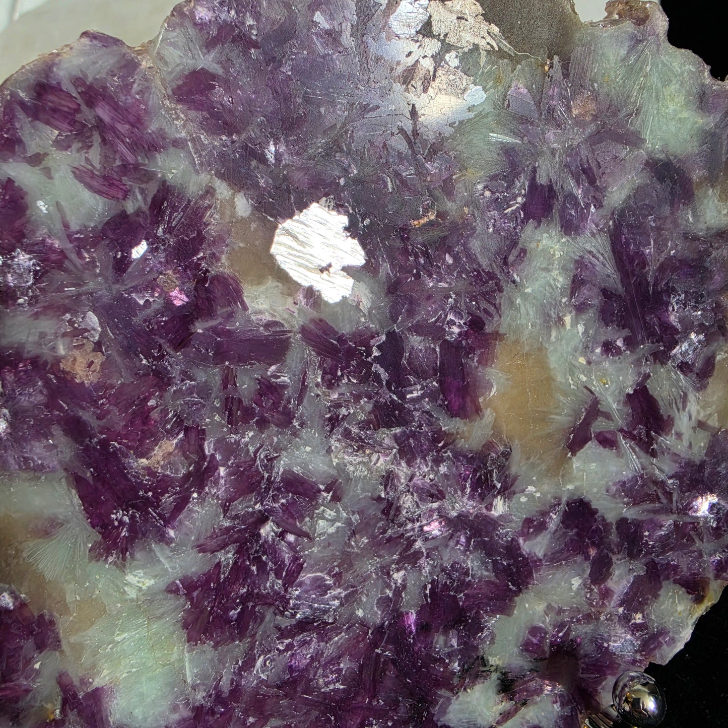 Lepidolite slab 1