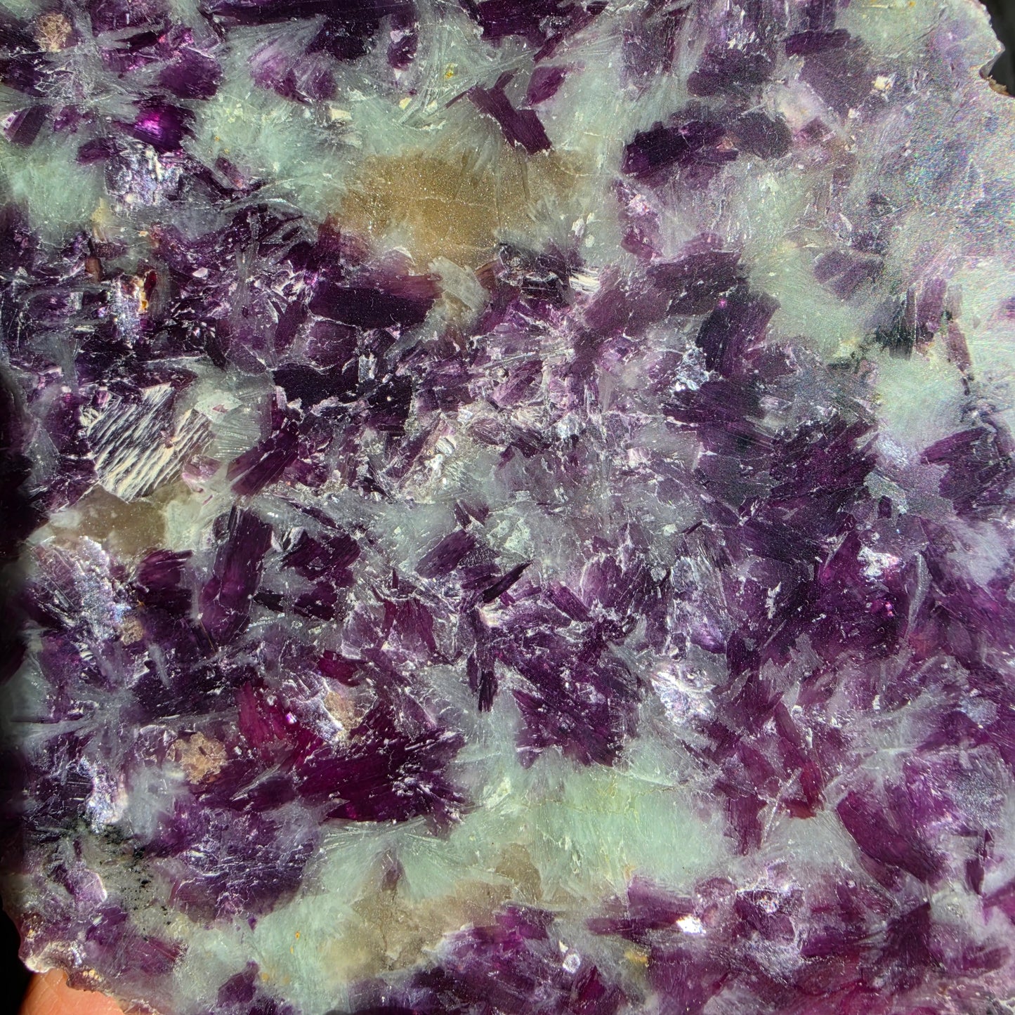 Lepidolite slab 1