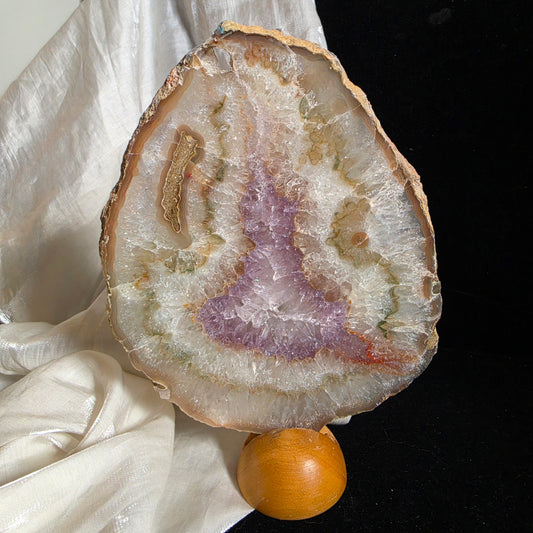Agate / amethis slab 1