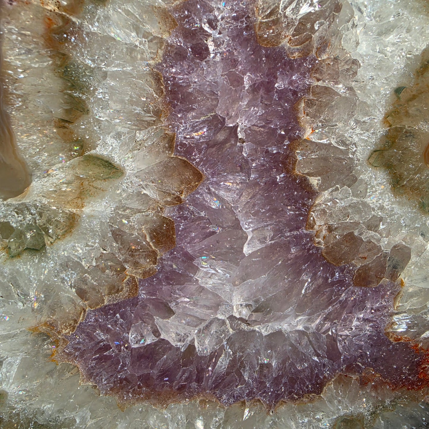 Agate / amethis slab 1