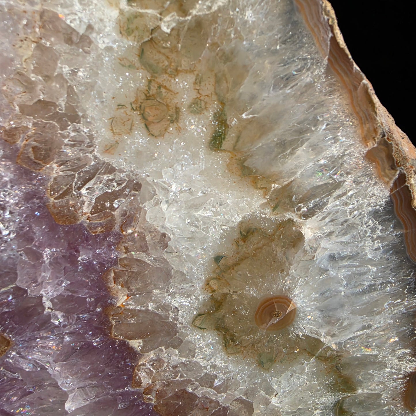 Agate / amethis slab 1
