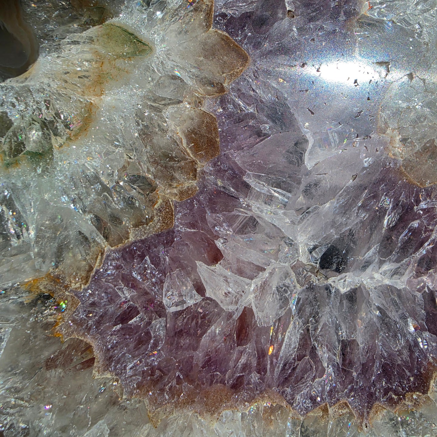 Agate / amethis slab 1