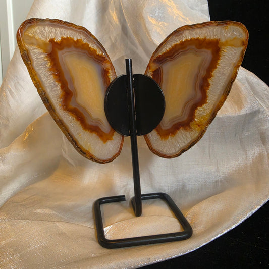 Agate butterfly on stand 2