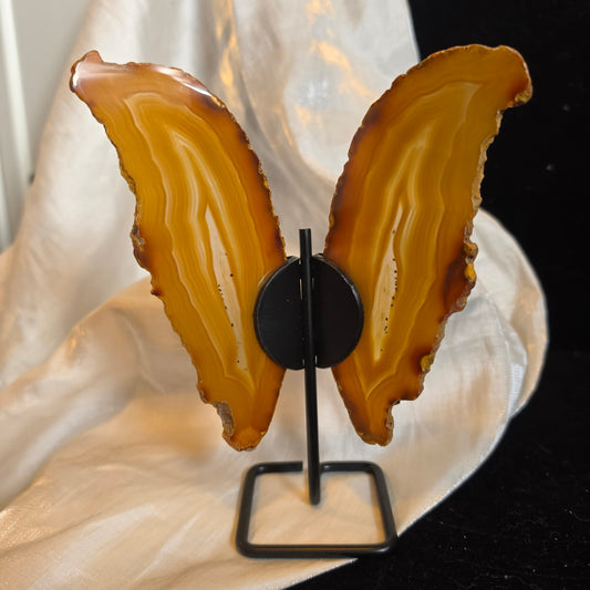 Agate butterfly on stand 3