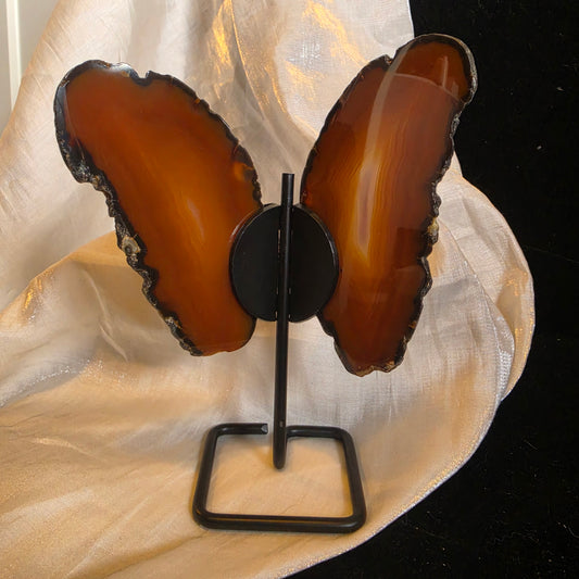 Agate butterfly on stand 4