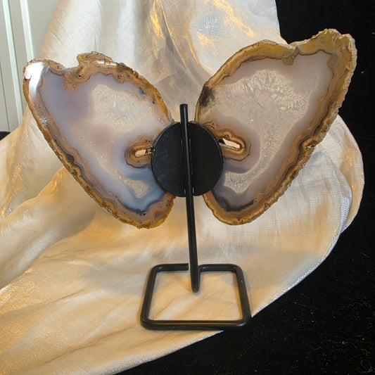 Agate butterfly on stand 5