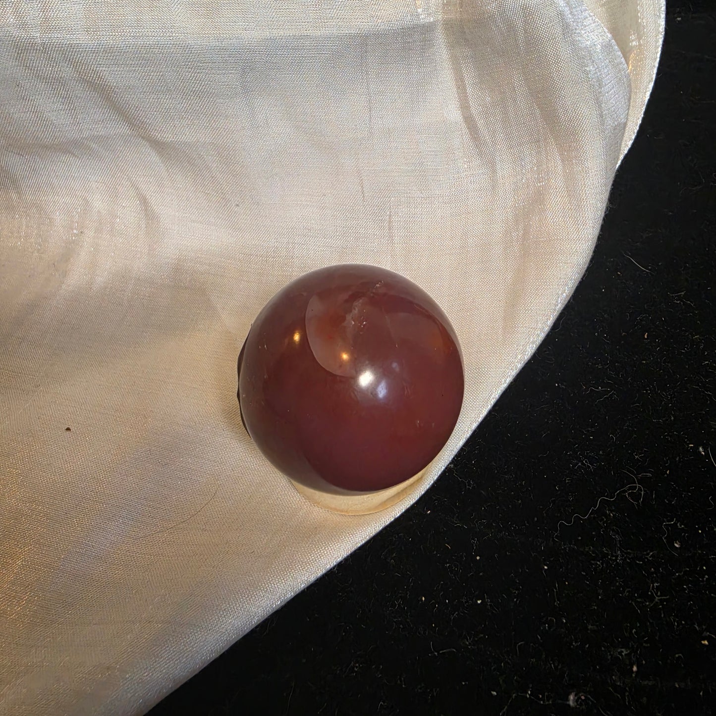 Guava quarts sphere 2