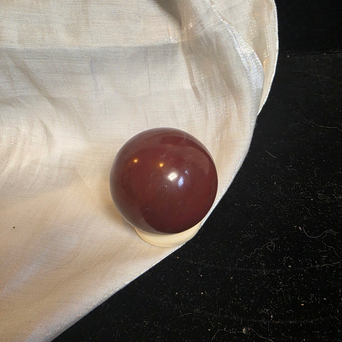 Guava quartz sphere 5