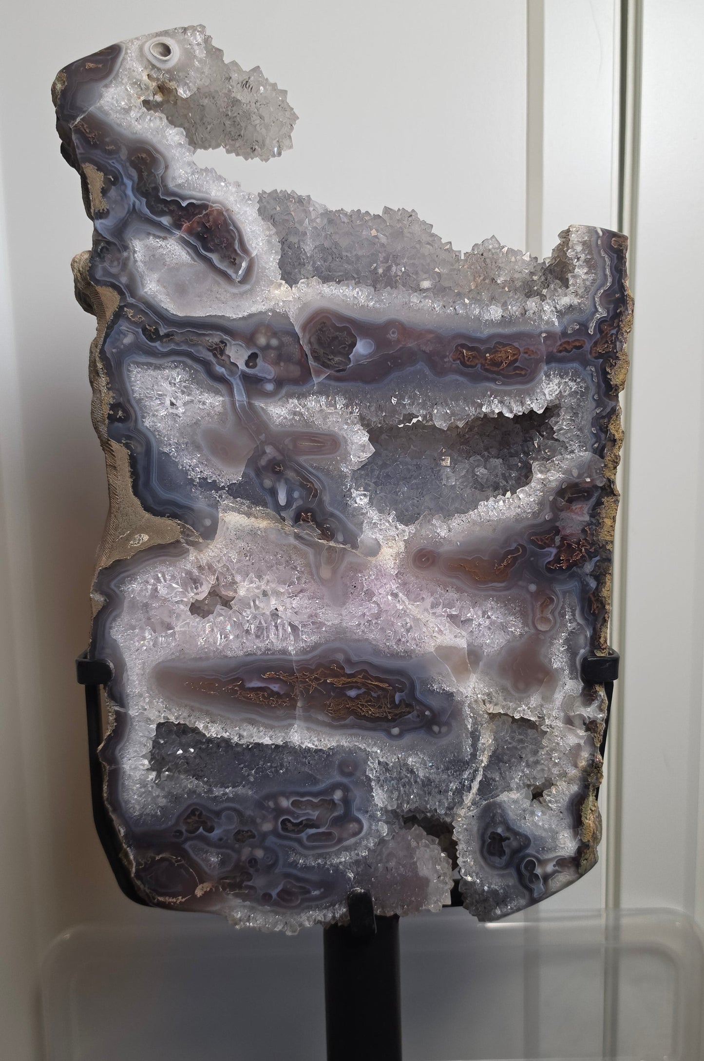 Amethist/agate statement 1