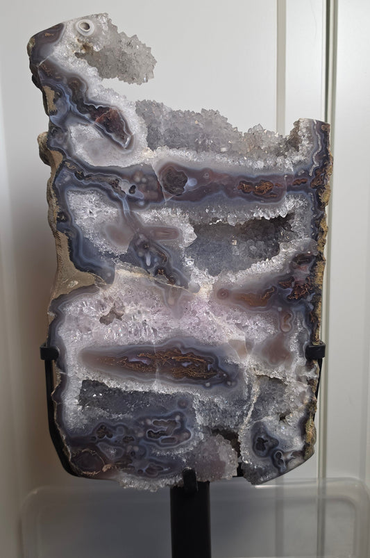 Amethist/agate statement 1