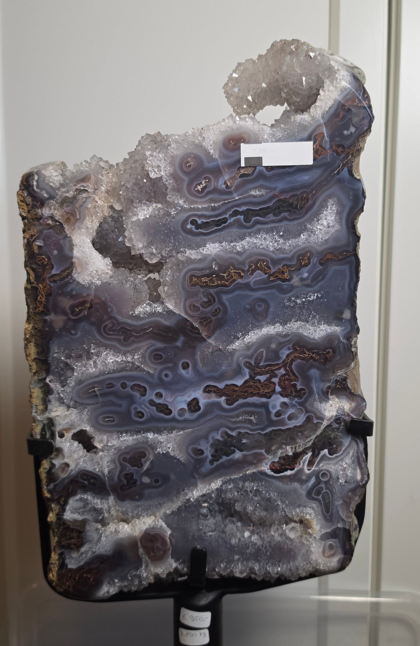 Amethist/agate statement 1