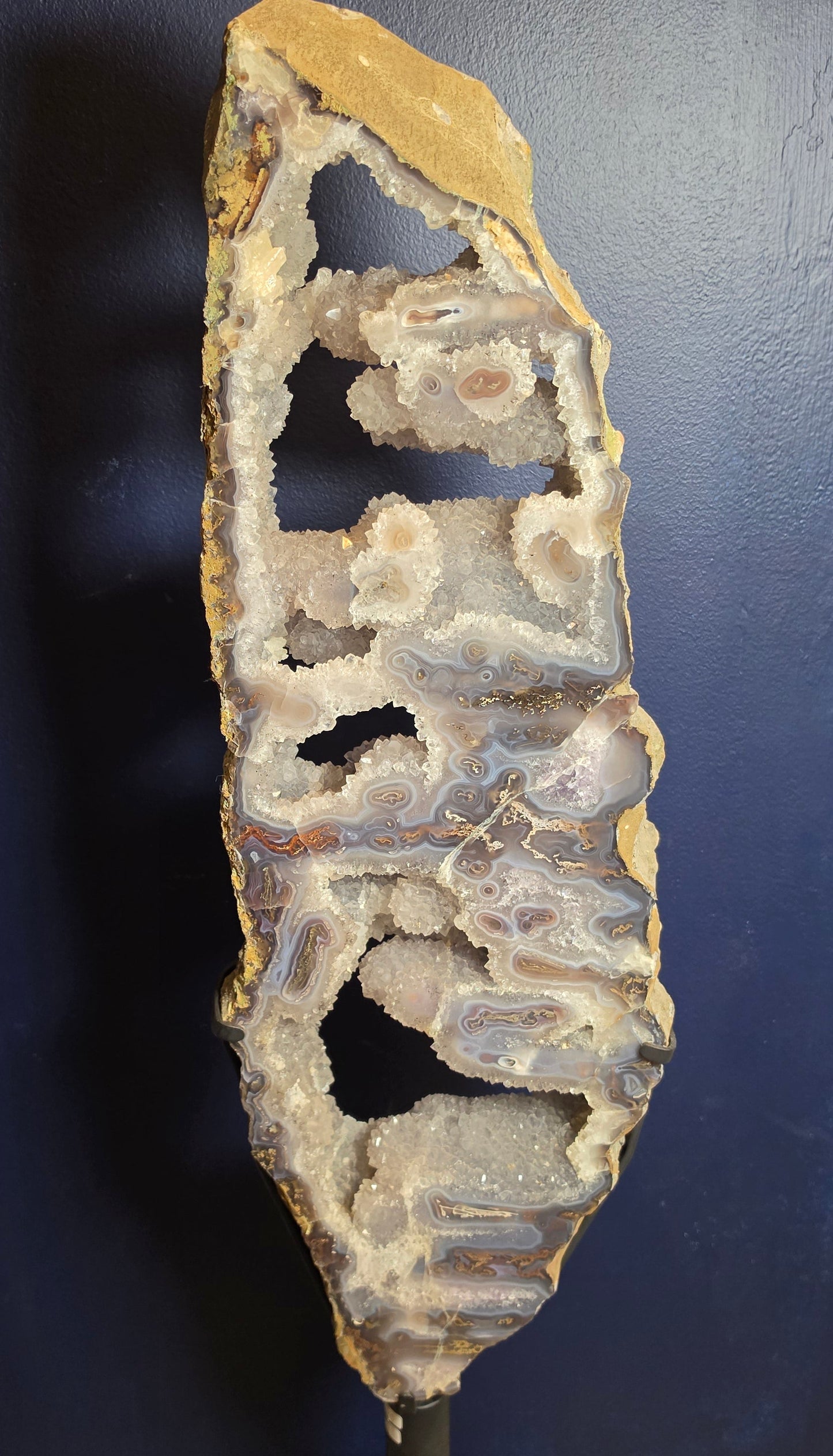 Amethist / agate statement 2