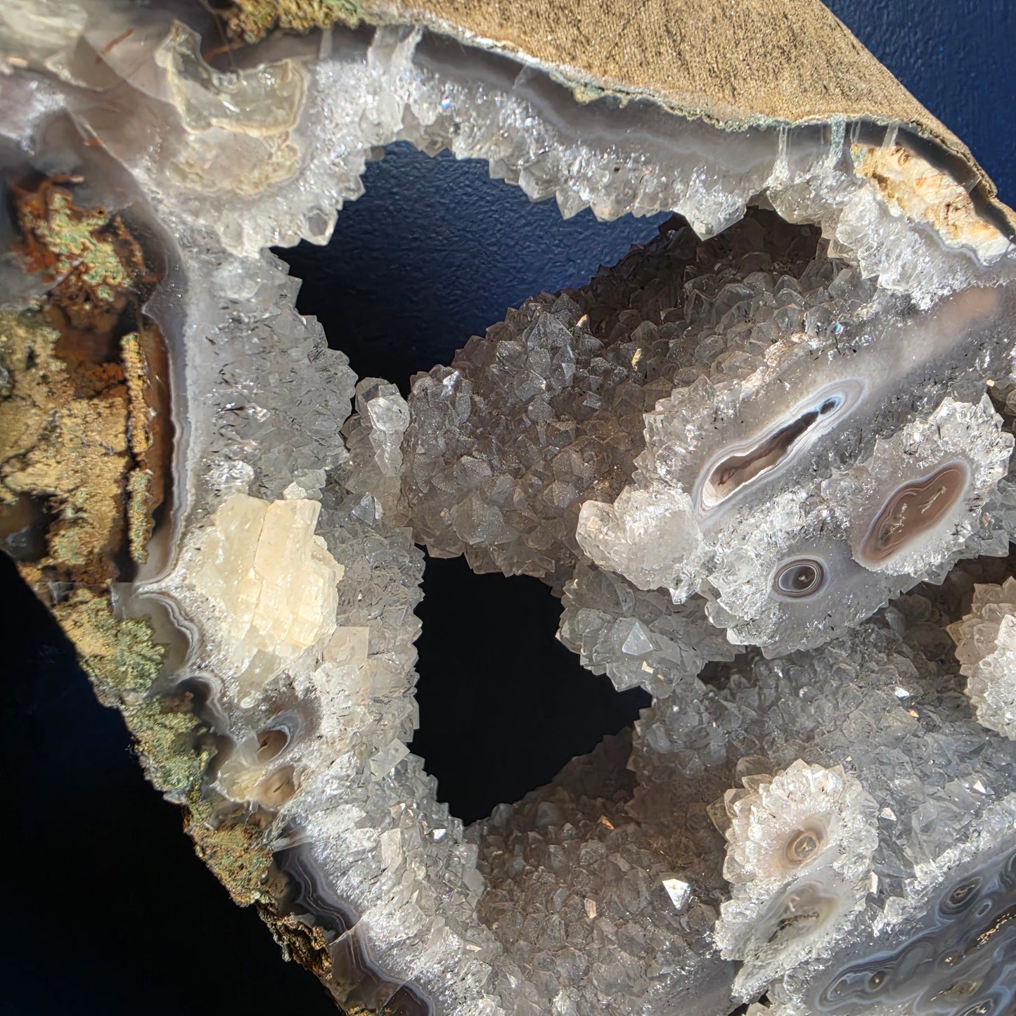 Amethist / agate statement 2