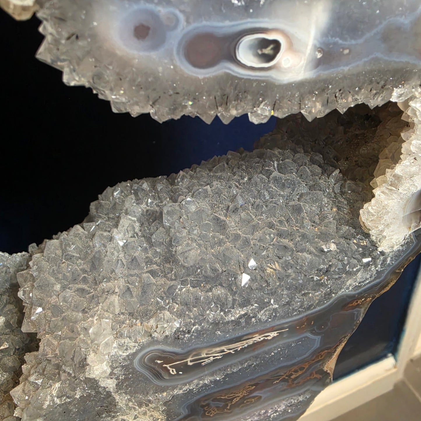 Amethist / agate statement 2