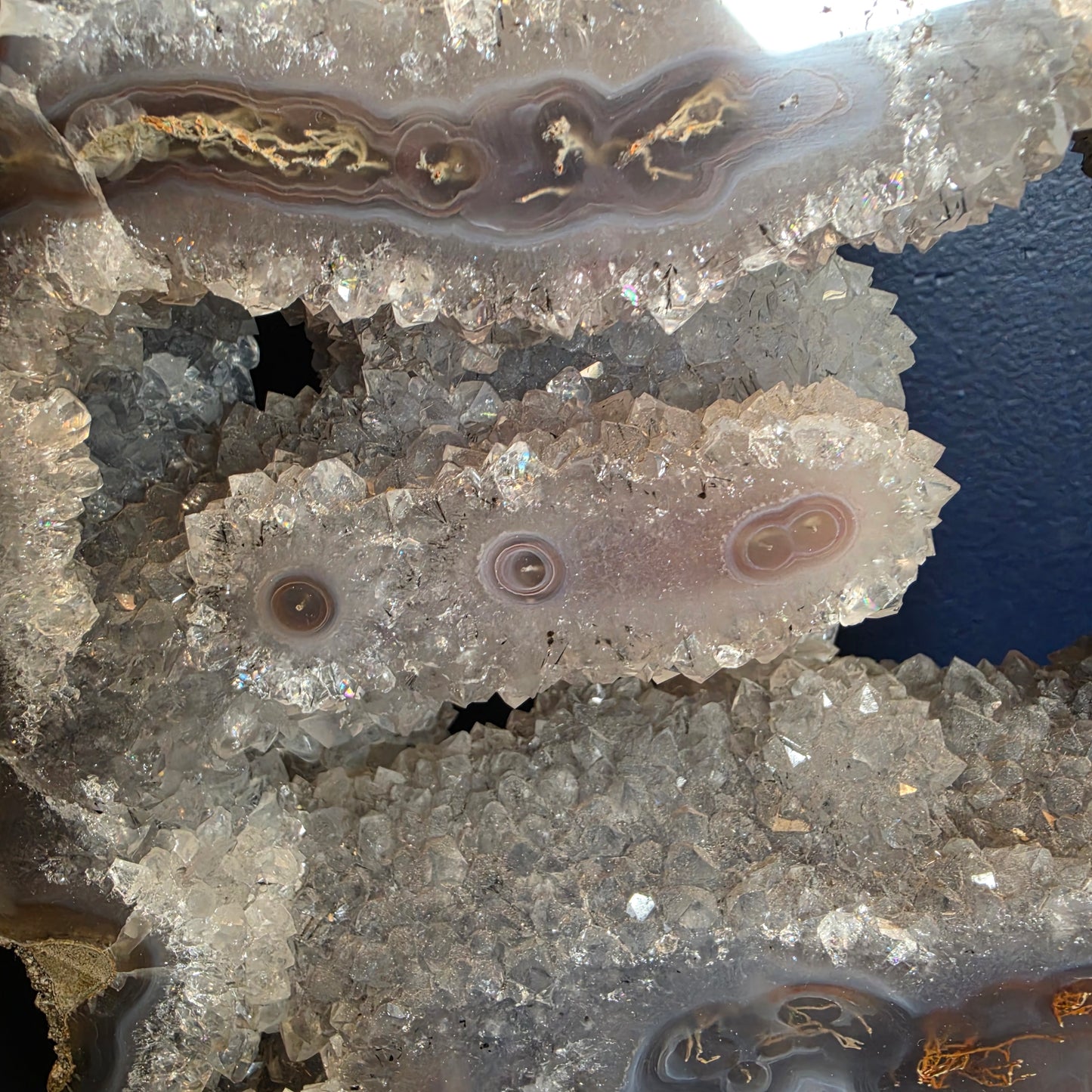 Amethist / agate statement 2