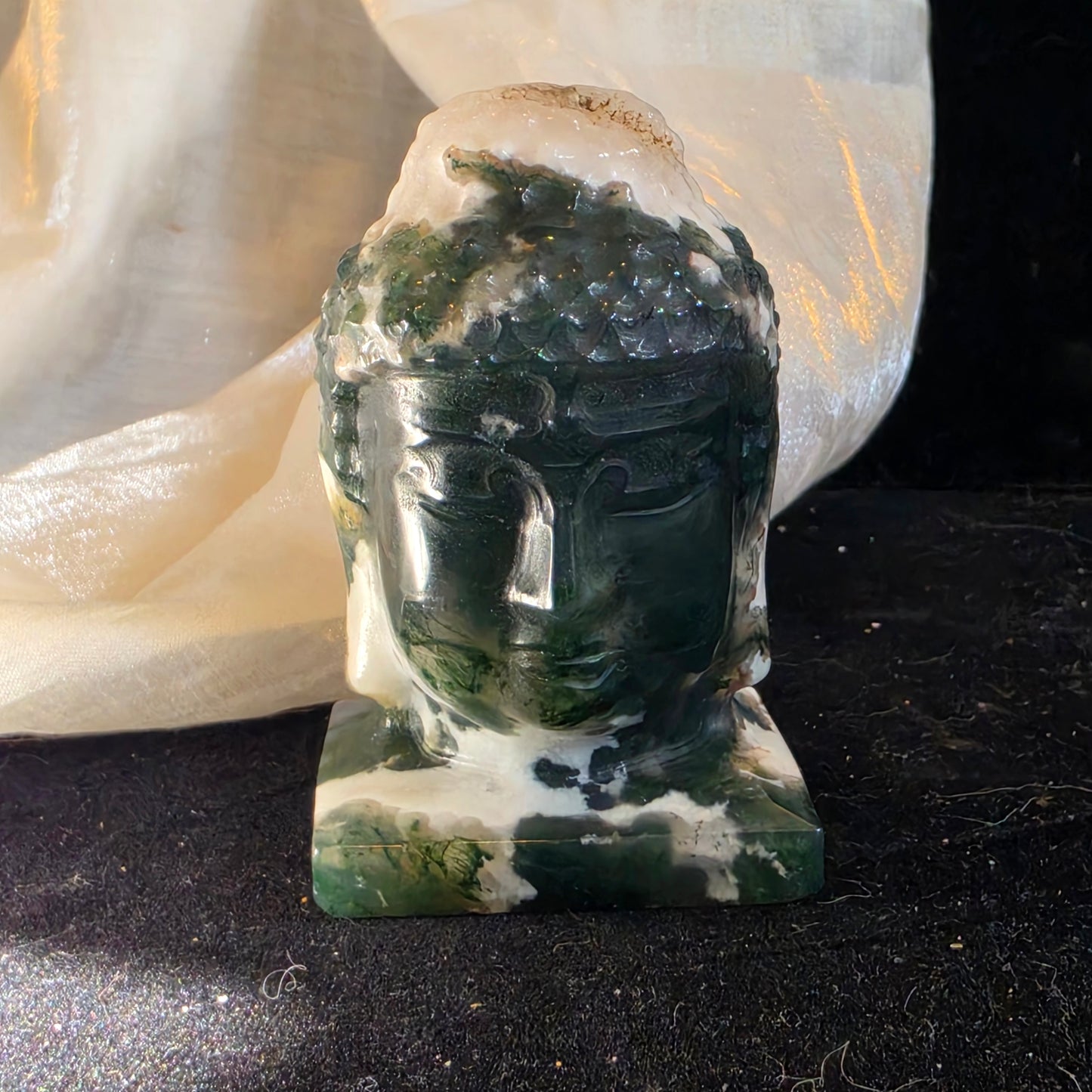 moss agate buddha 3
