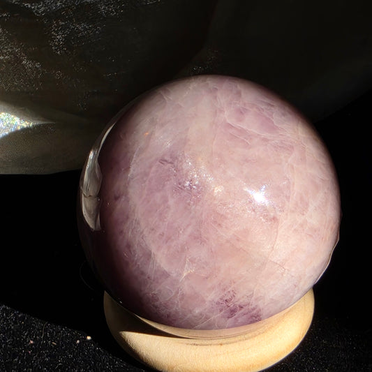 Kunzite sphere 3