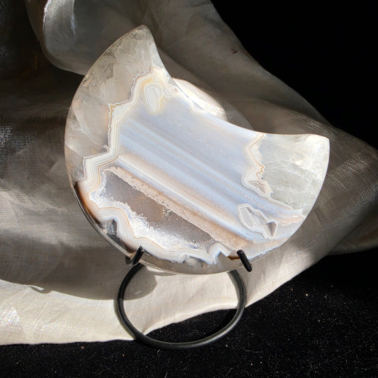 Agate / quarts moon 2