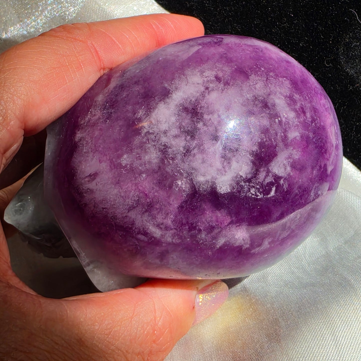 Fluorite skull 3