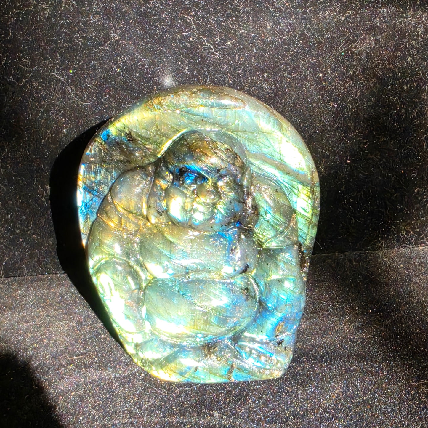 Labradorite buddha 1