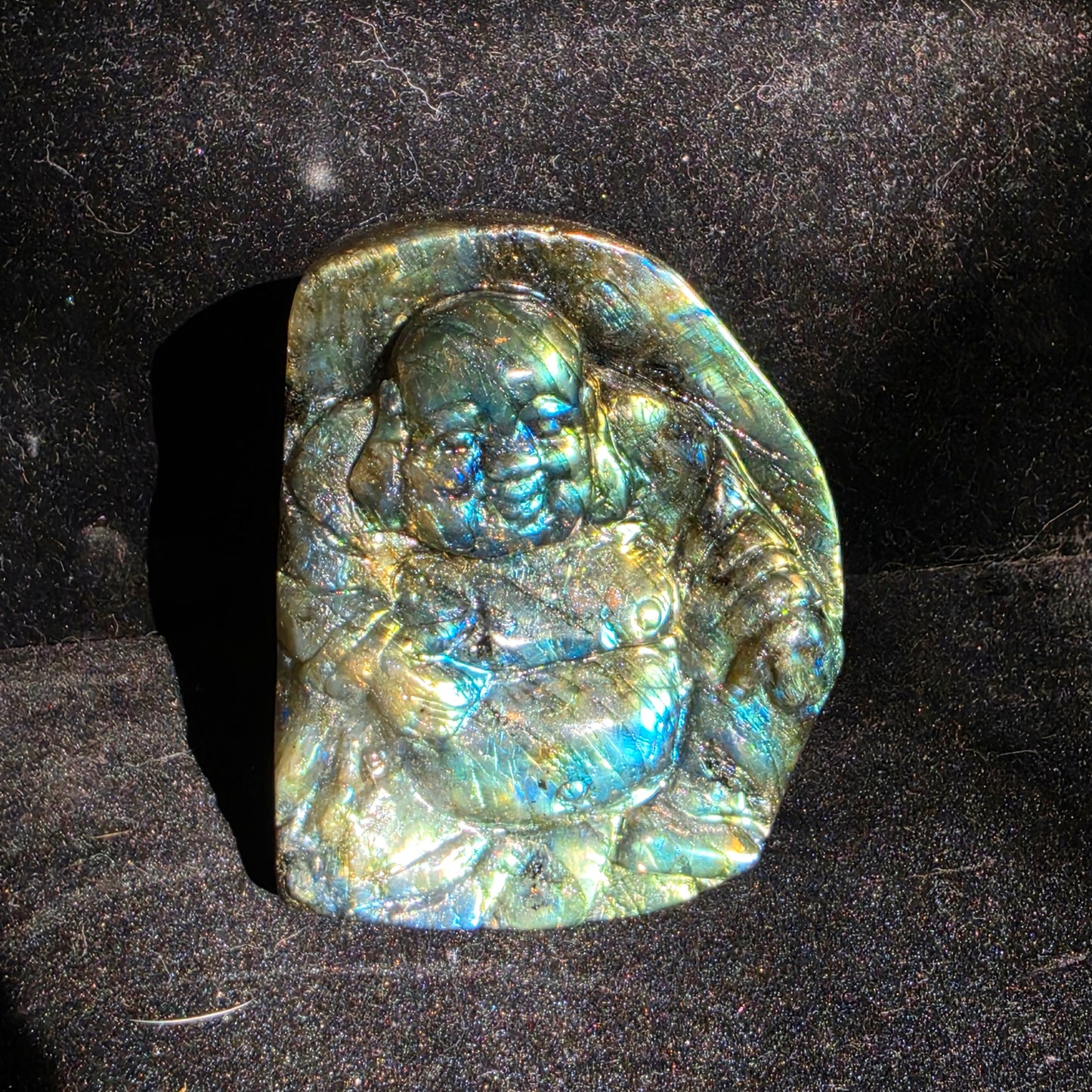 Labradorite buddha 2