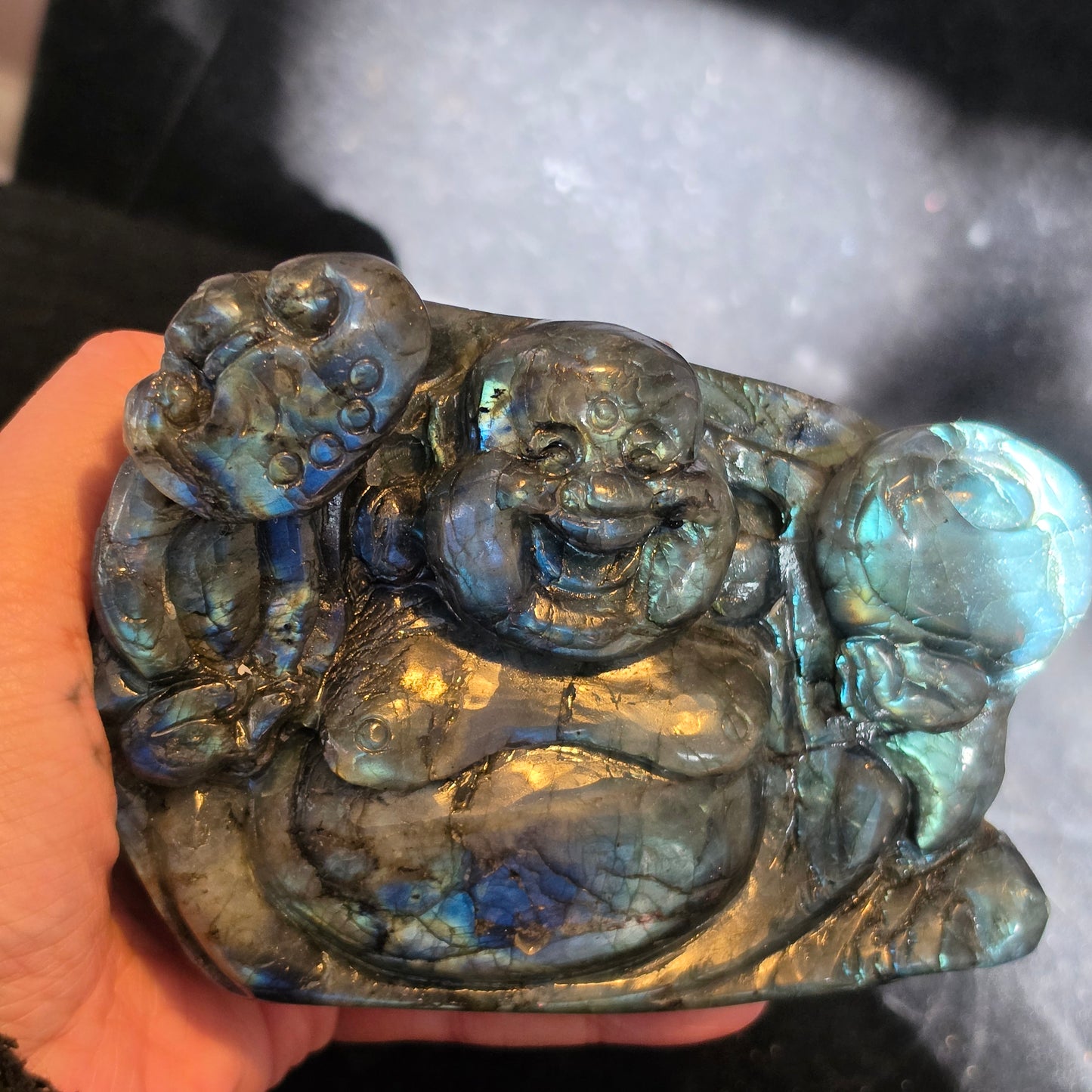 Labradorite buddha 4