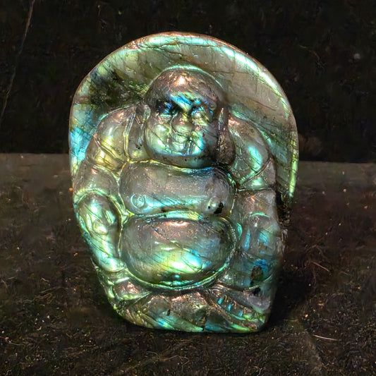 Labradorite buddha 1
