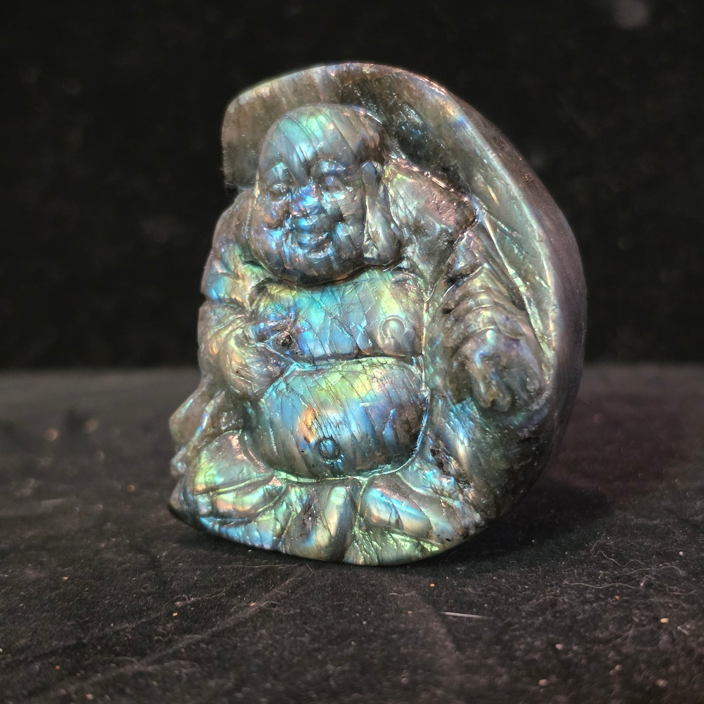 Labradorite buddha 2