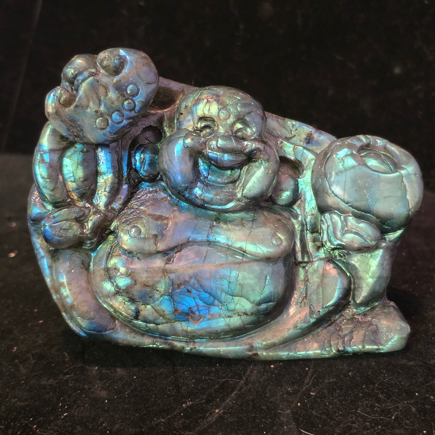 Labradorite buddha 4