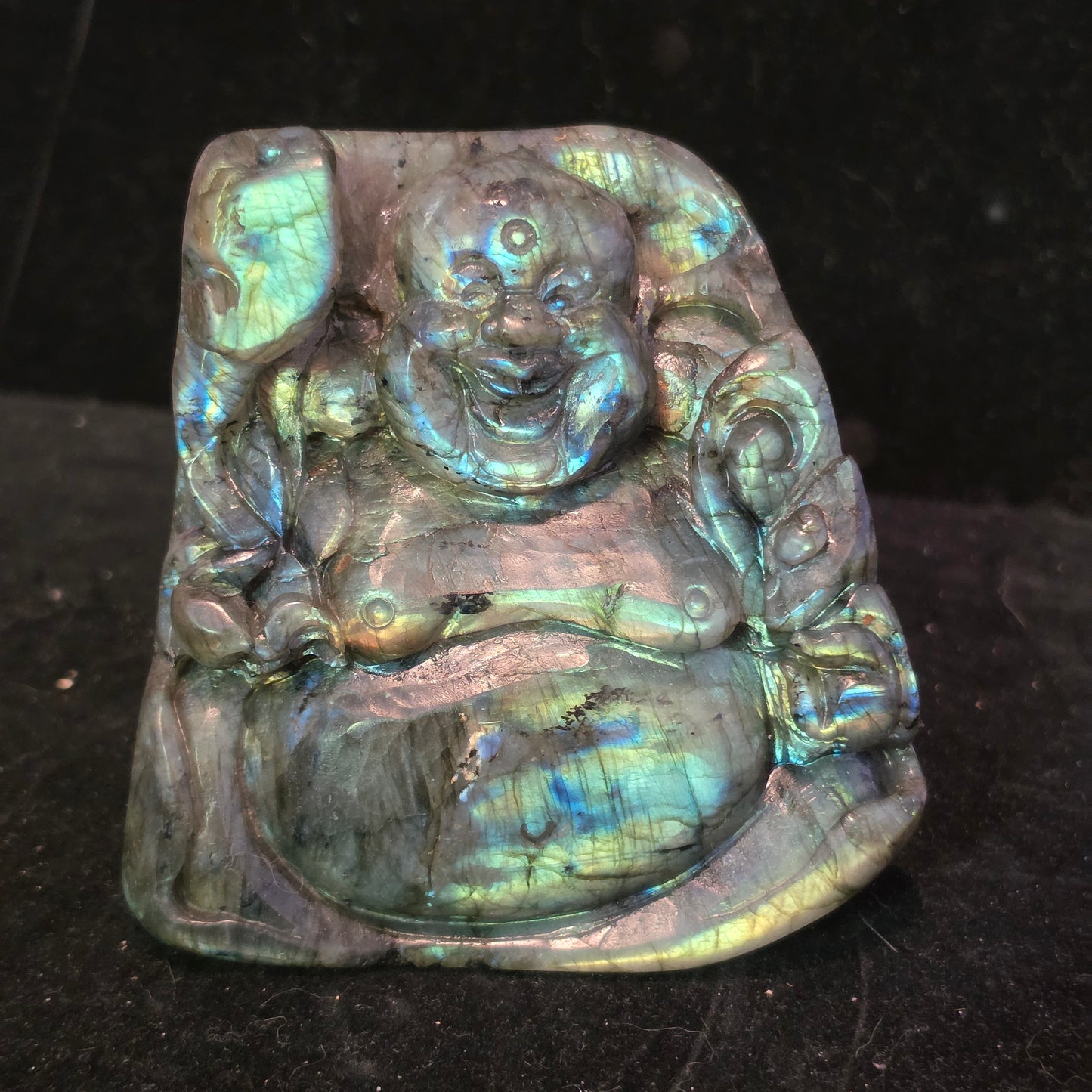 Labradorite buddha 5