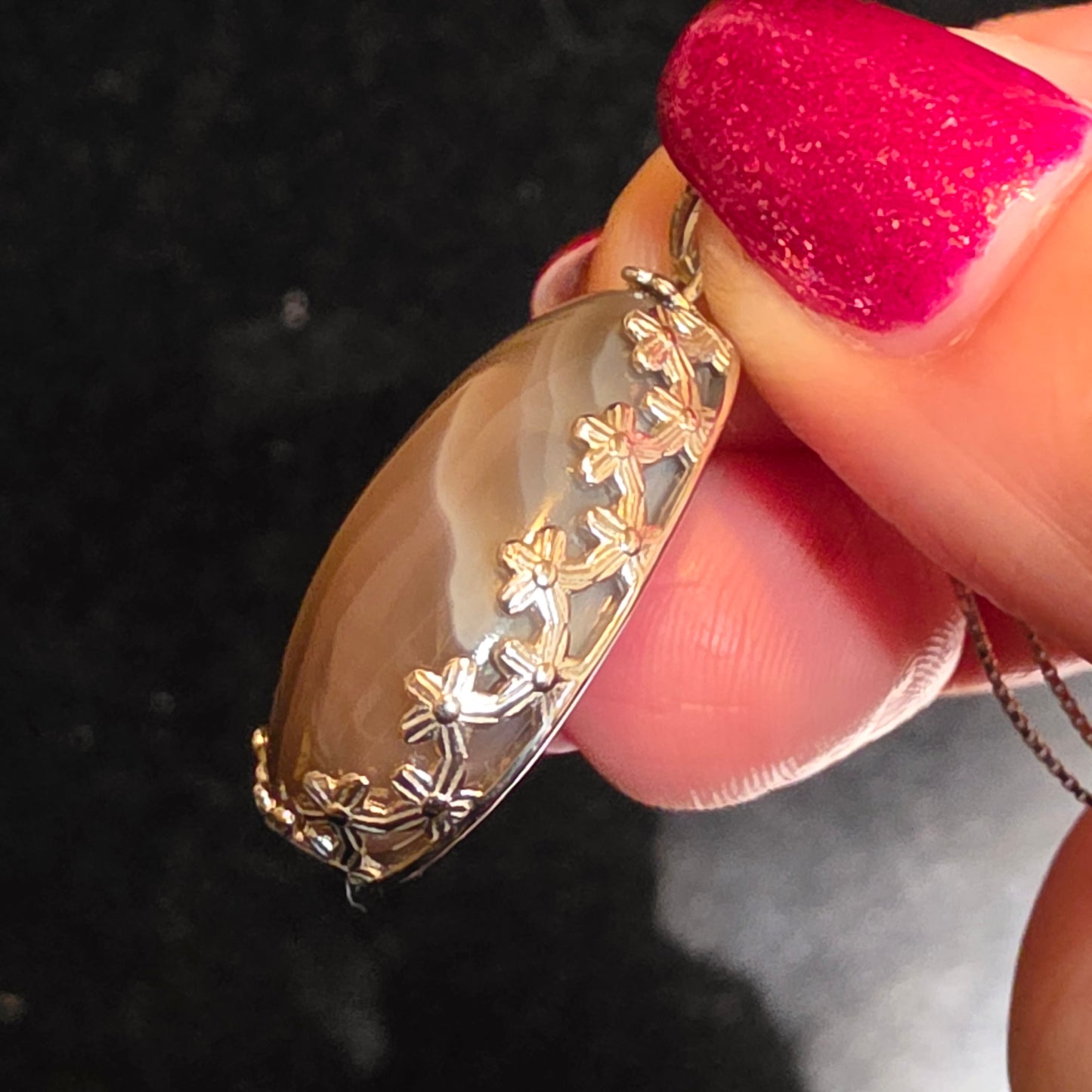 Botswana agate pendant 3