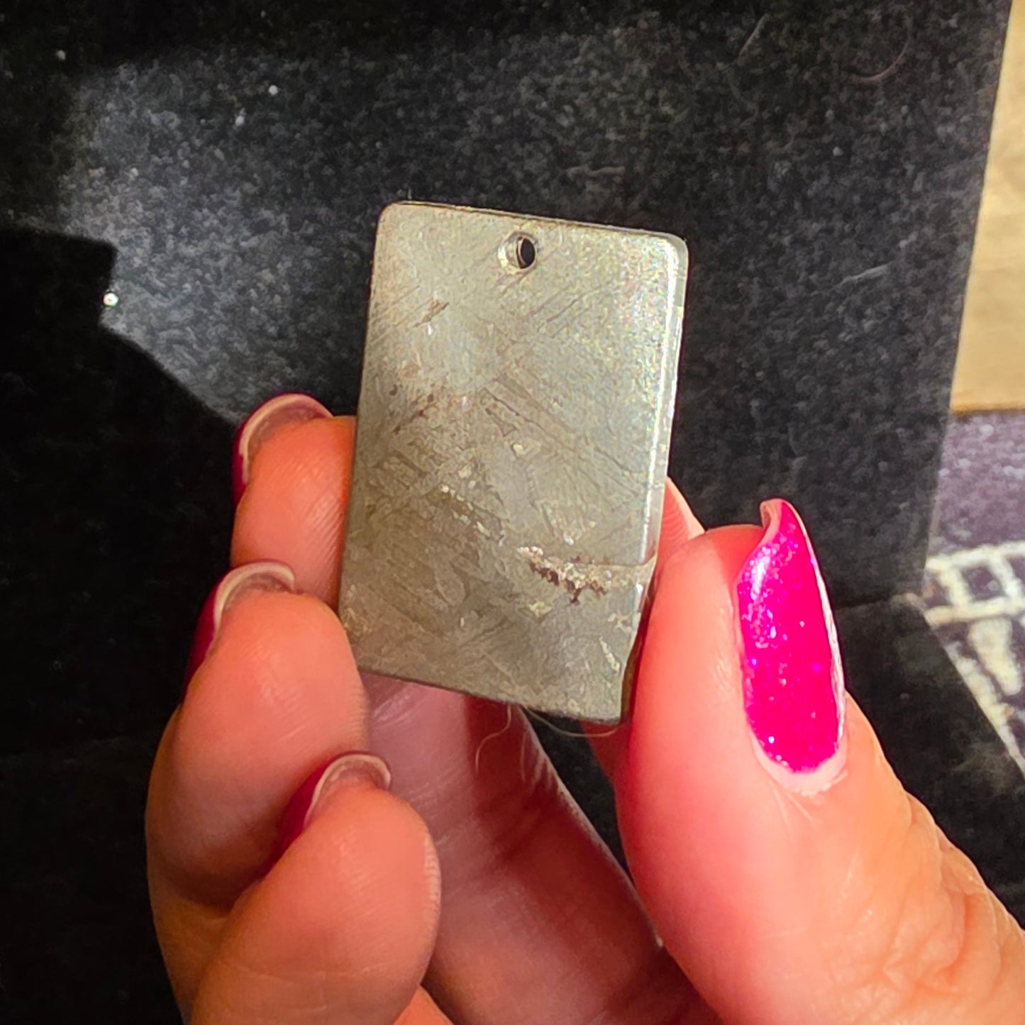 Meteorite pendant