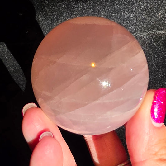 rosequarts sphere 6
