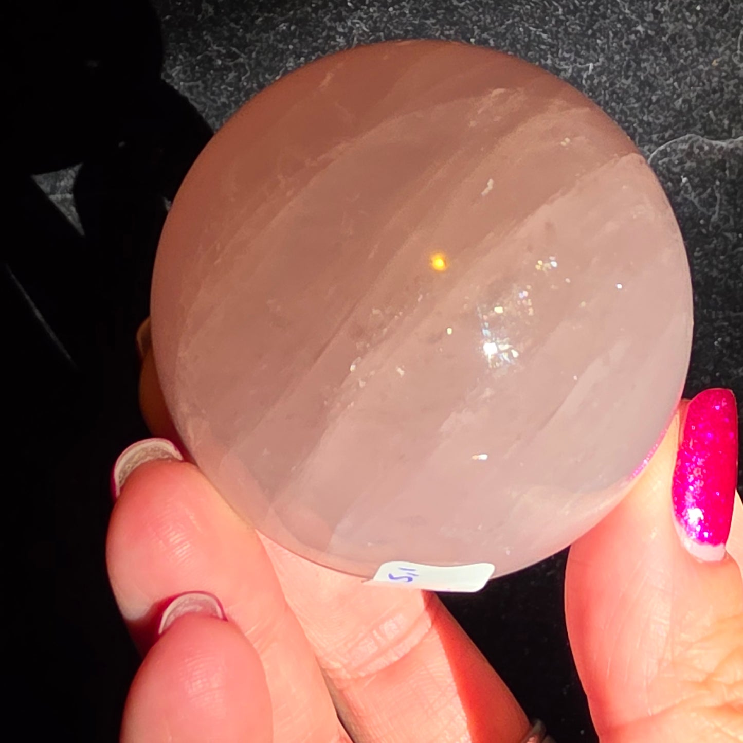 rosequarts sphere 6
