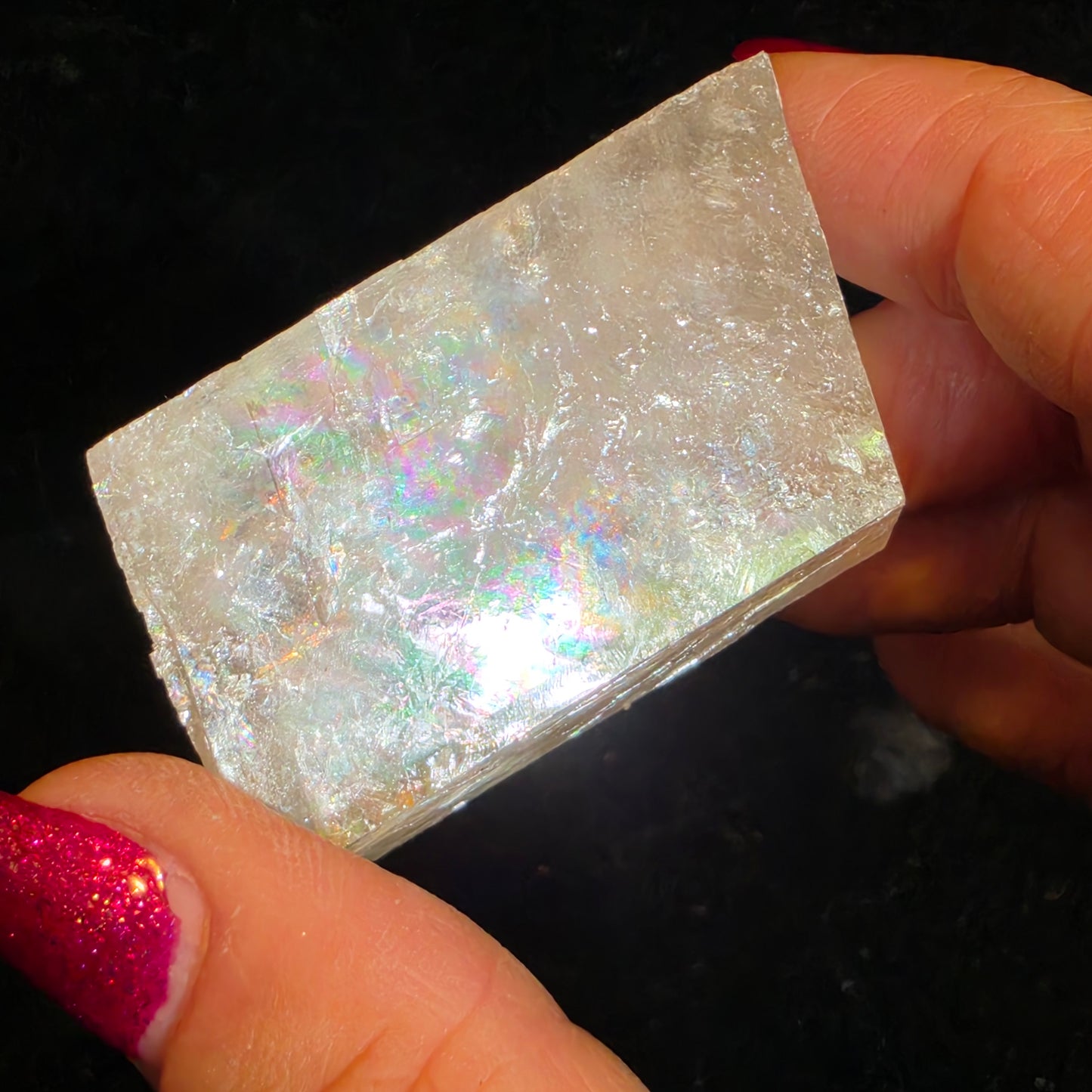 Pink calcite 12