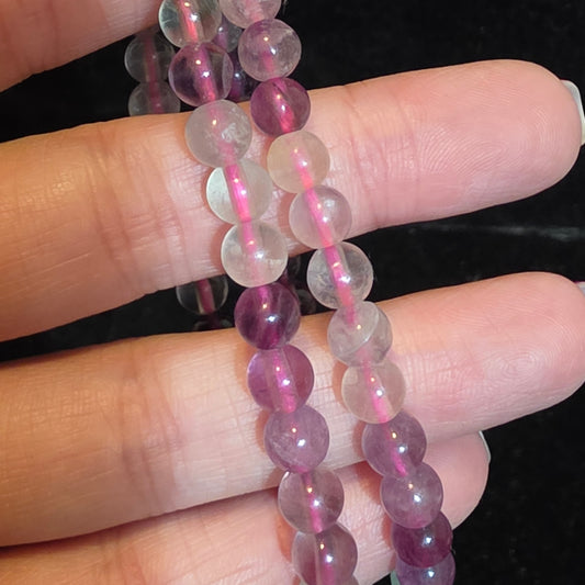 multi colour fluorite bracelet