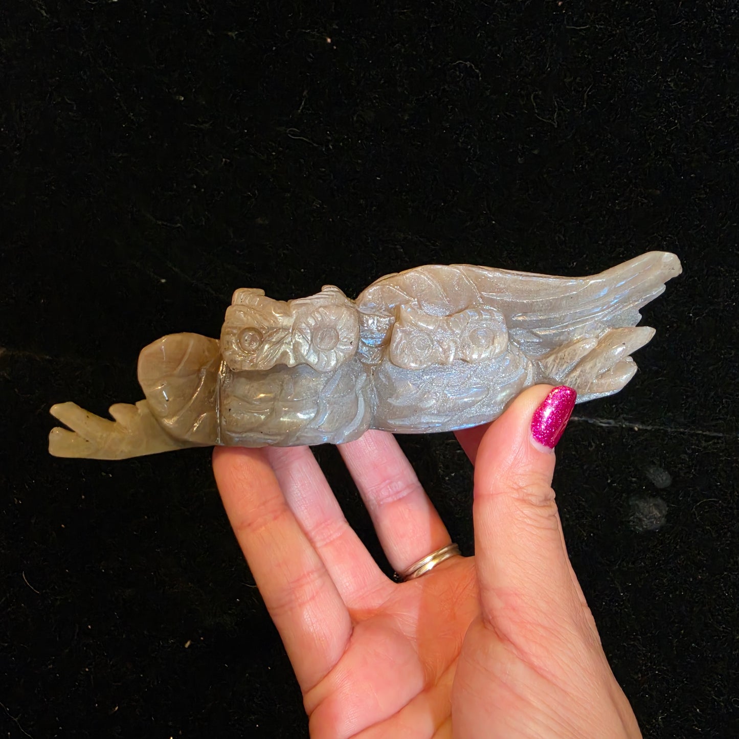 Moonstone owls