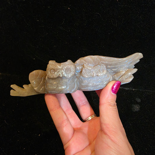 Moonstone owls