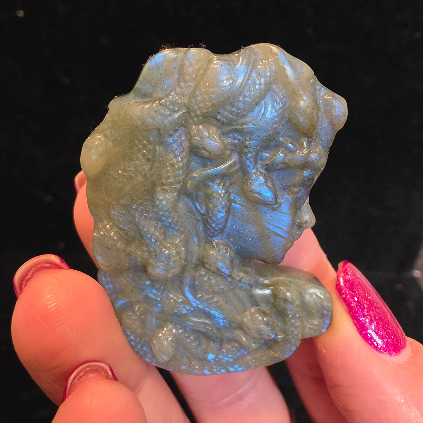 Labradorite medusa
