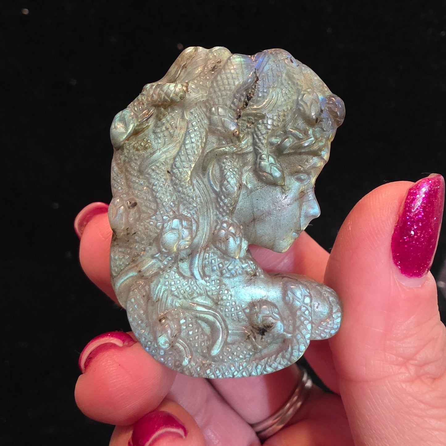 Labradorite medusa