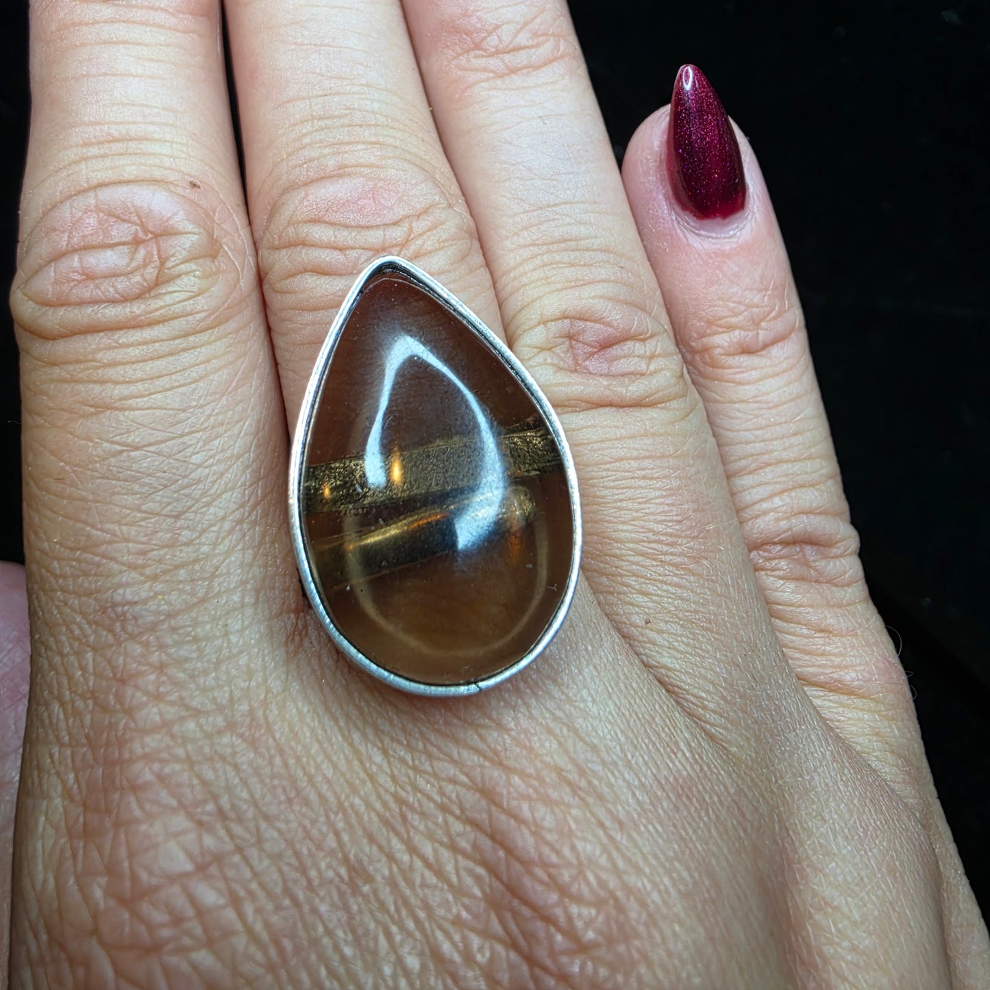 Smokey quarts ring 2