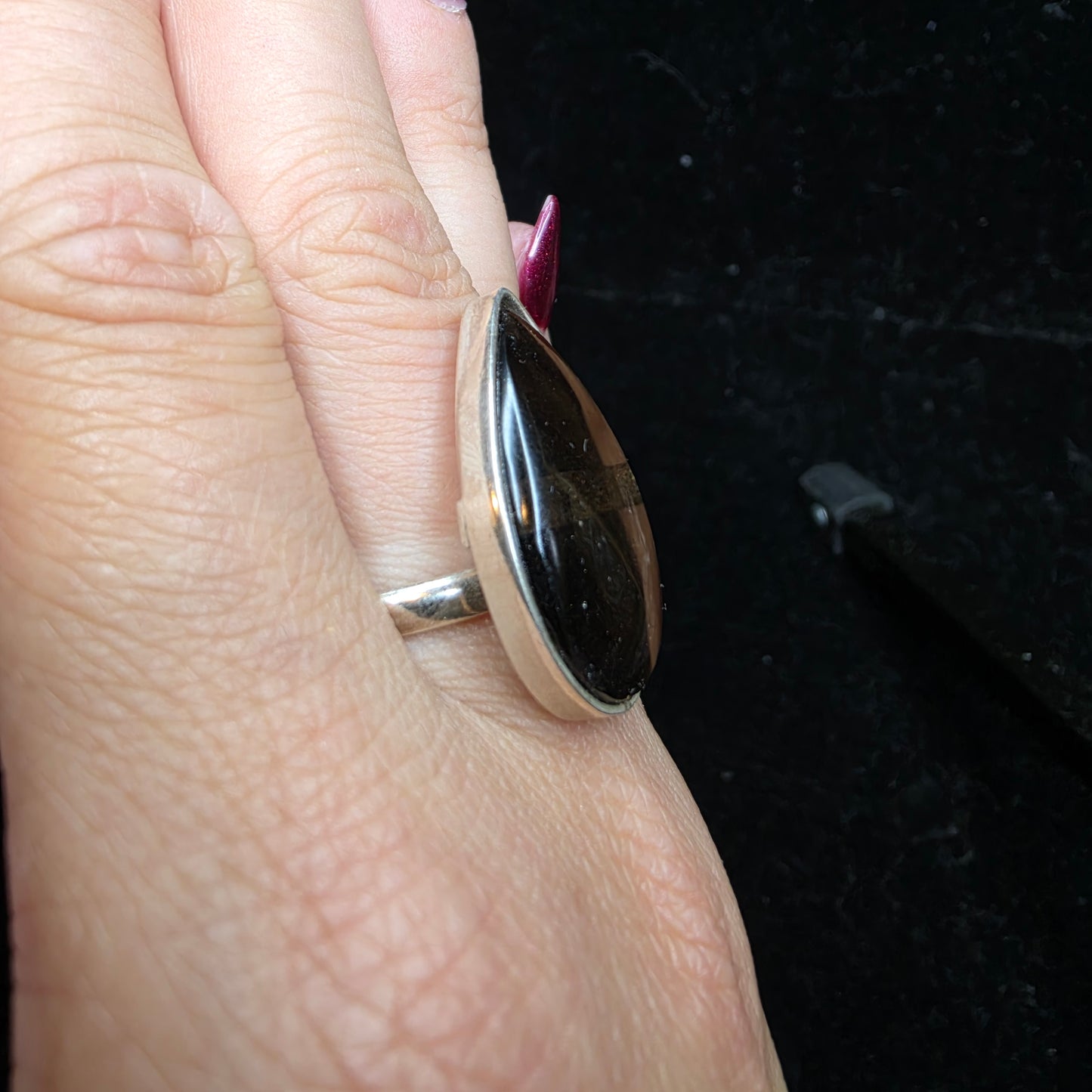 Smokey quarts ring 2