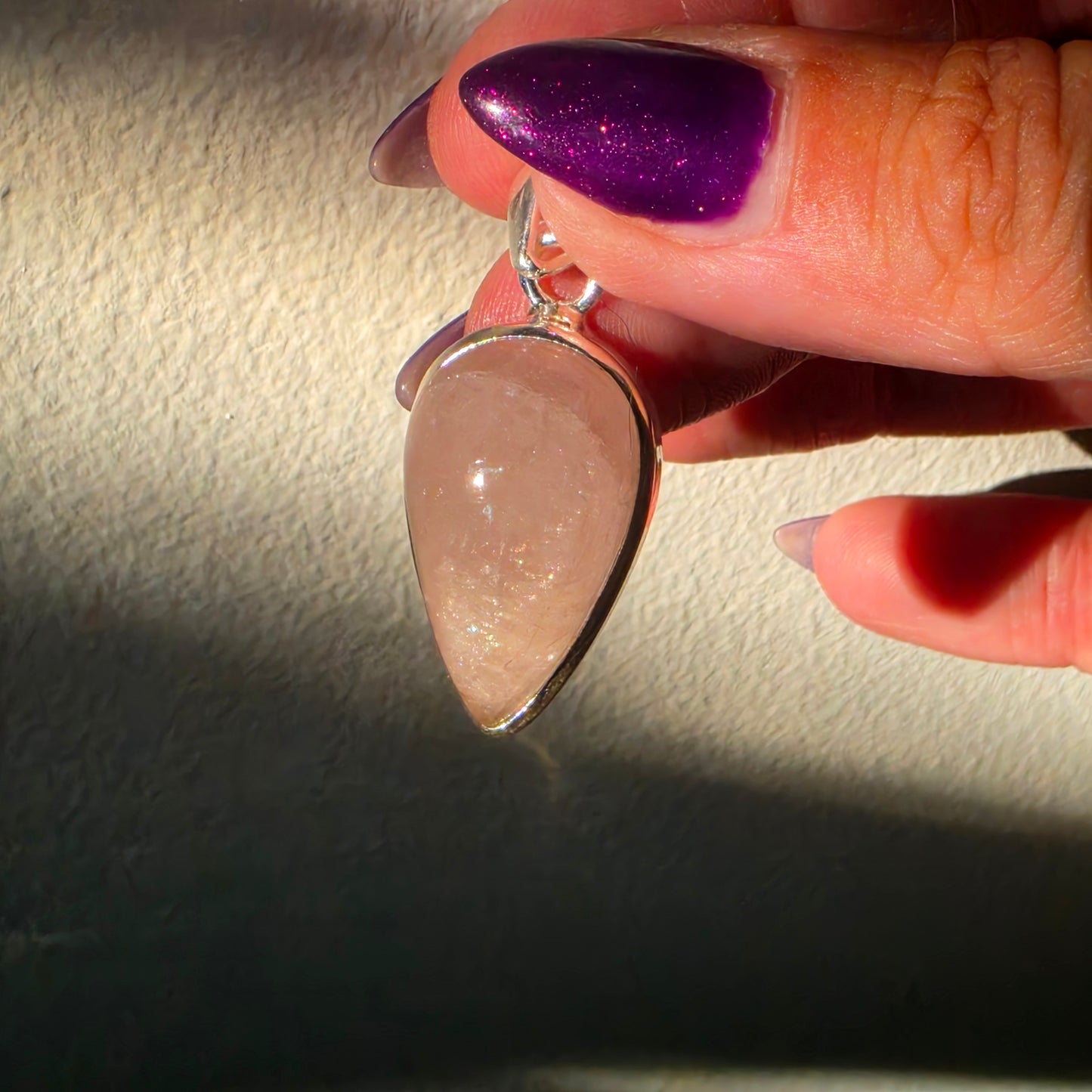 Morganite pendant