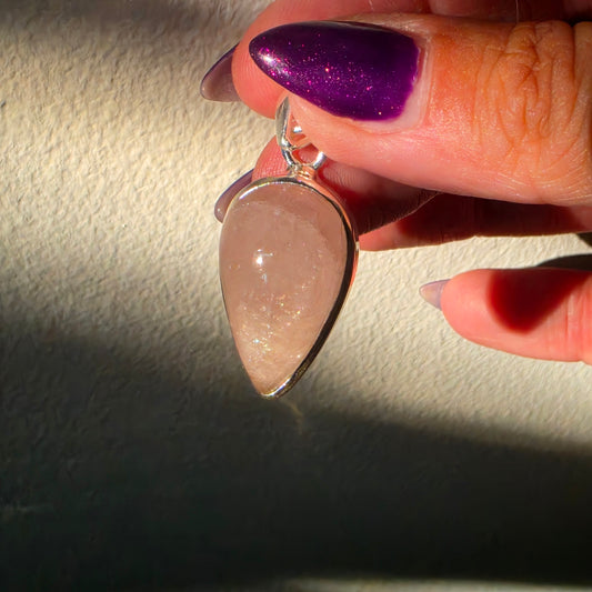 Morganite pendant