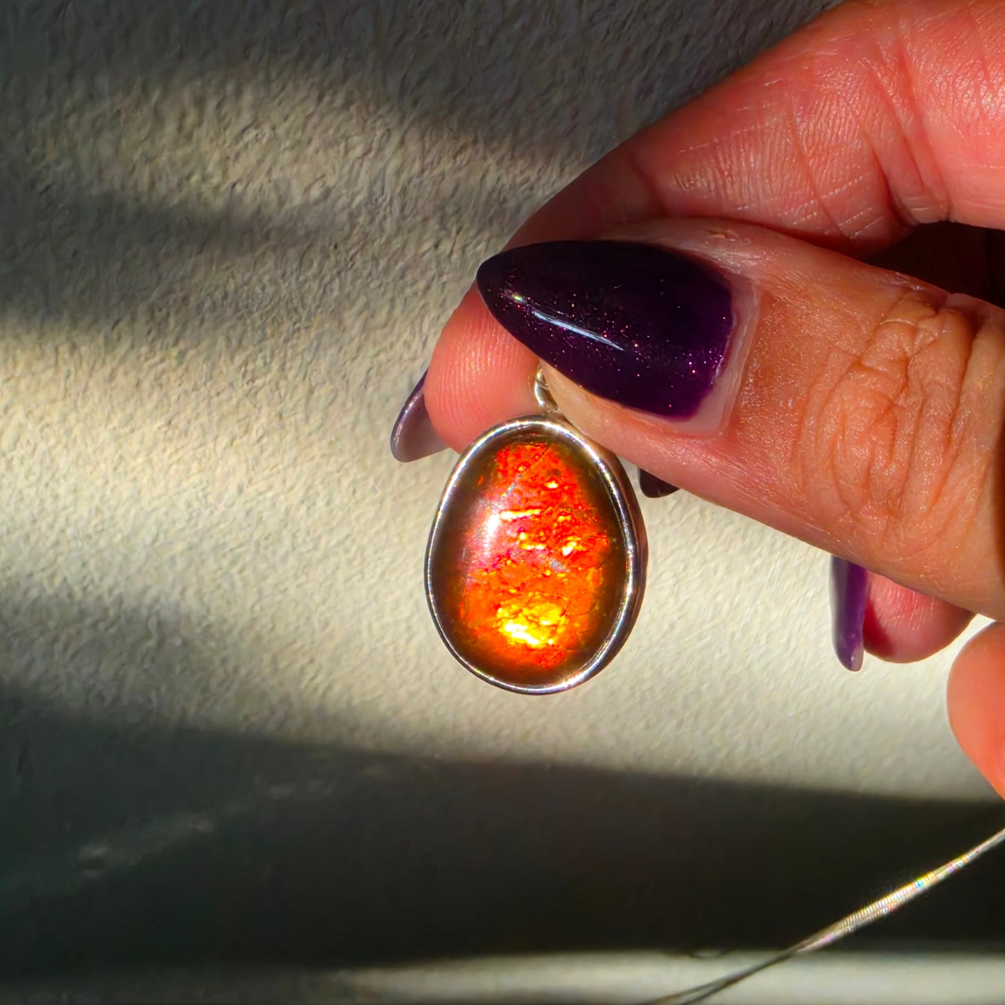 Ammolite pendant 2