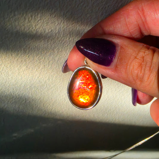 Ammolite pendant 2