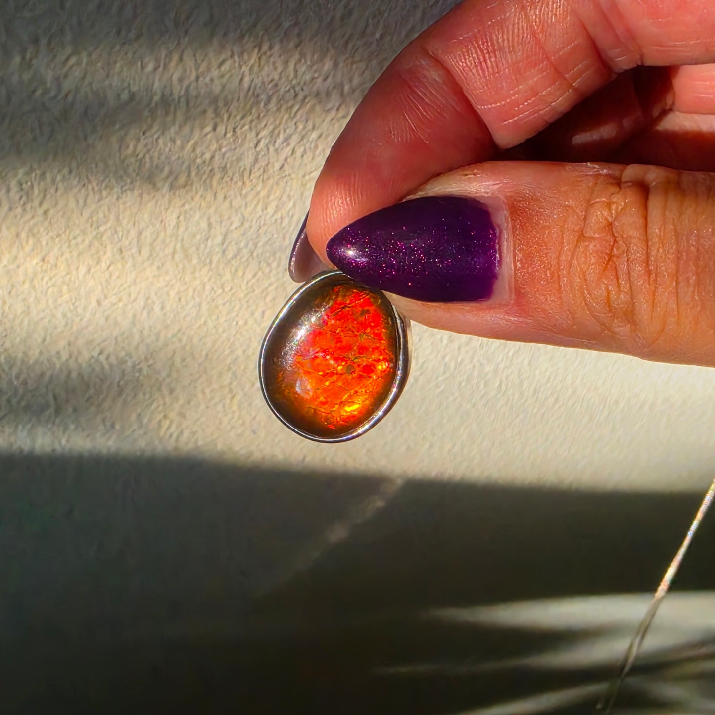 Ammolite pendant 2