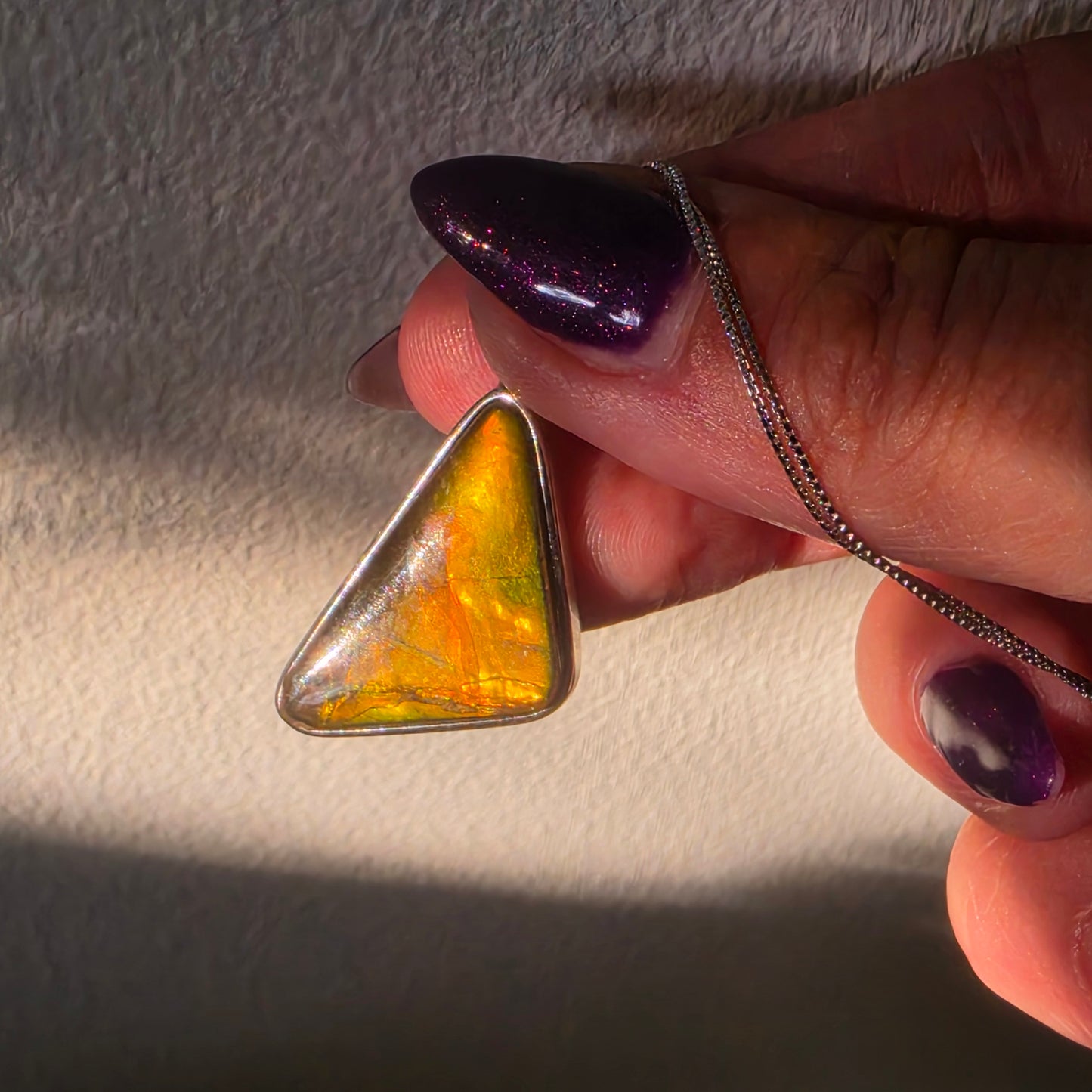 ammolite pendant 3