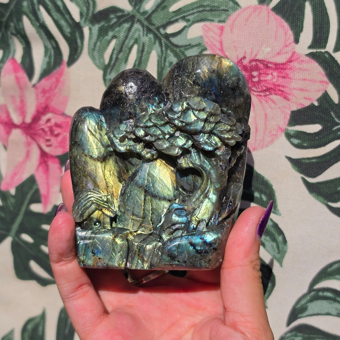 Labradorite Japanese garden 1